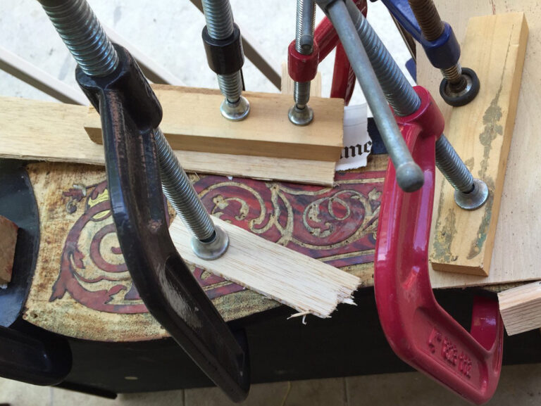 French-Desk-a-la-Boul-art-restoration-process