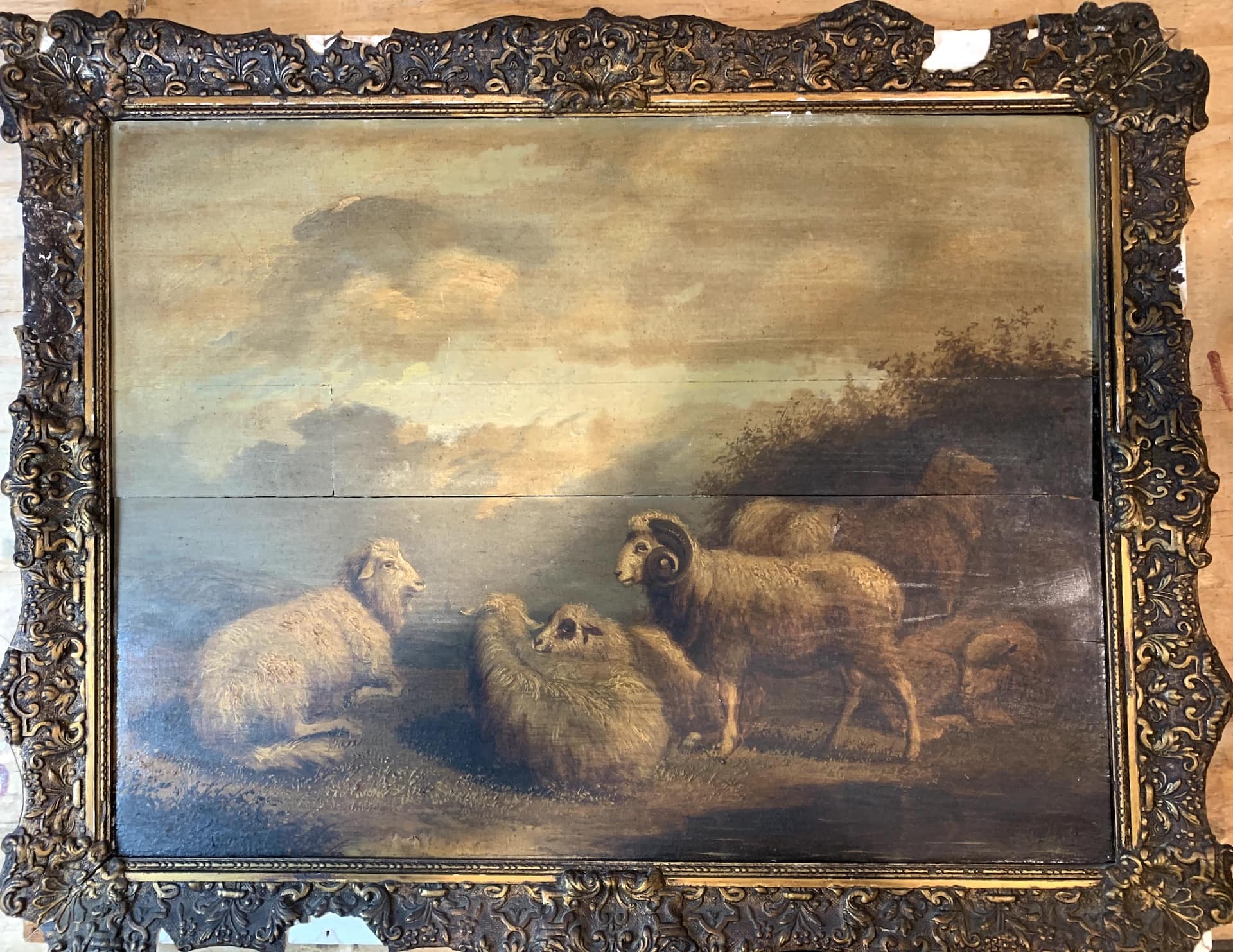 Unknown-artist_Oil-on-board_Category-Paintings-BEFORE